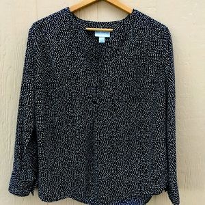 Sweet polka dot blouse